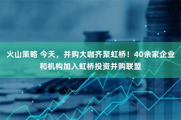 火山策略 今天，并购大咖齐聚虹桥！40余家企业和机构加入虹桥投资并购联盟